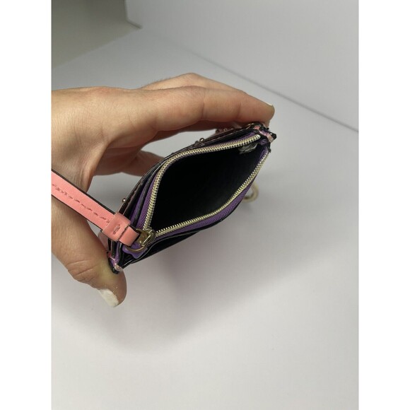 Victoria's Secret keychain card case wallet Pink Purple - Picture 5 of 6